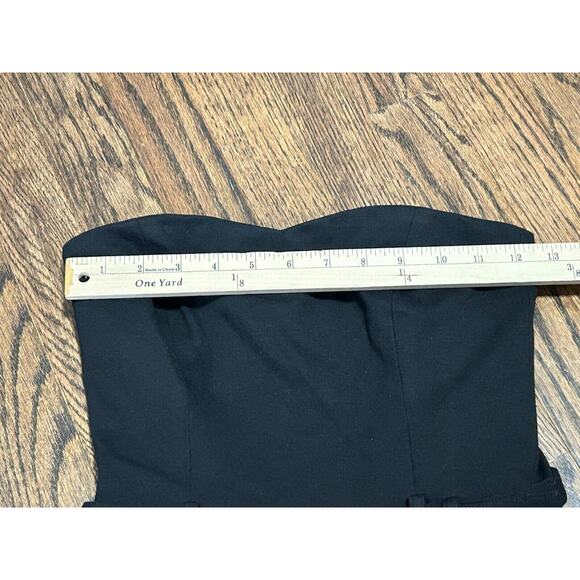 NWT Generation Love Women's Black Crystal Belted Tessa Ponte Jumpsuit Size 0 - Picture 8 of 9